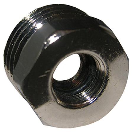 Larsen Supply Co 10-0011 0.5 in. Iron Pipe Size Supply Line x 0.25 in. Female Compression Thread Reducing Adapter 665735